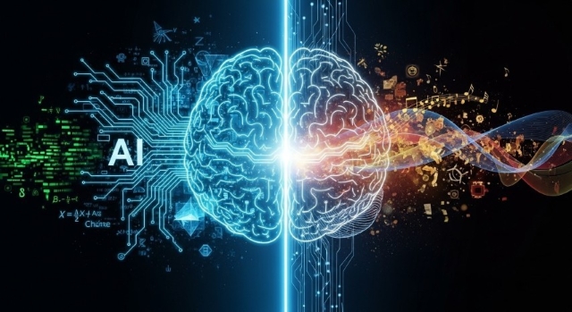 AI Brain visualization